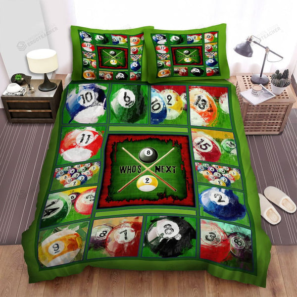 Maxcorners Billiards Who's Next Bedding Set