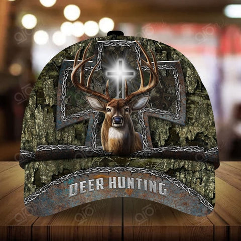 Maxcorners Cross Deer Hunting 2 Hats 3D Multicolored