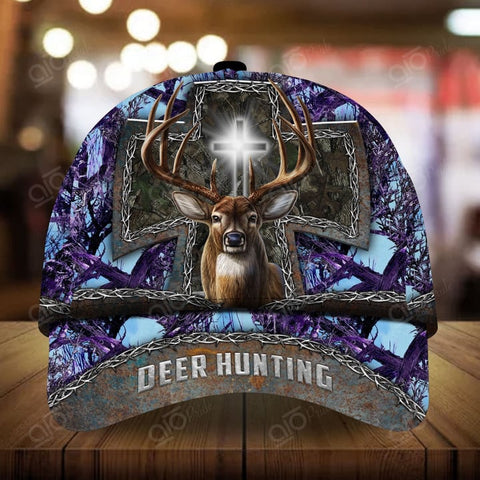 Maxcorners Cross Deer Hunting 2 Hats 3D Multicolored