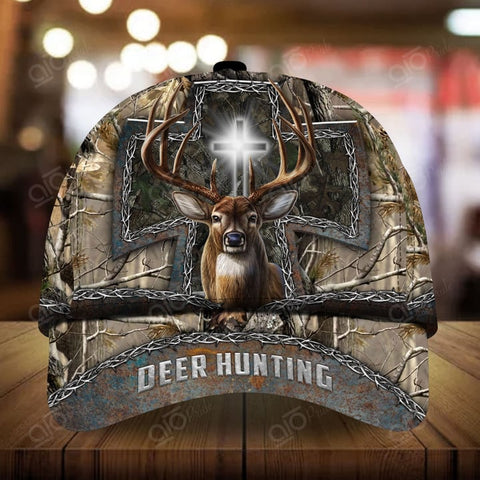 Maxcorners Cross Deer Hunting 2 Hats 3D Multicolored