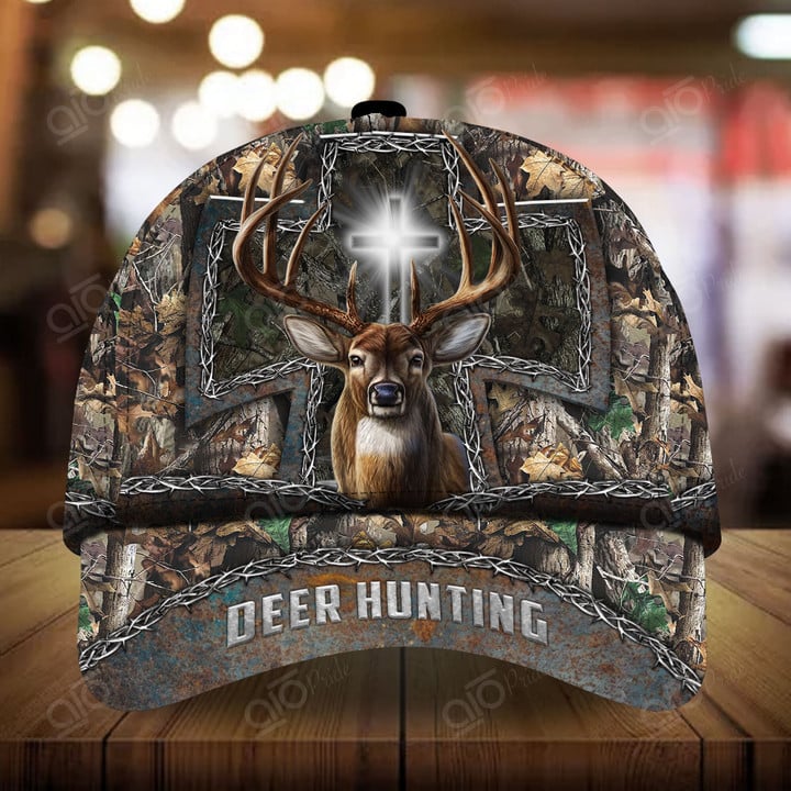 Maxcorners Cross Deer Hunting 2 Hats 3D Multicolored