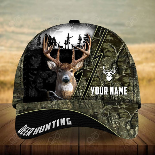 Maxcorners The Unique Loralle New Deer Hunting Personalized Hats 3D Multicolored