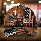 Maxcorners Premium Printed Deer Hunting Personalized 3D Hat