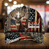 Maxcorners Premium Printed Deer Hunting Personalized 3D Hat