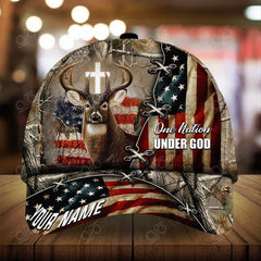 Maxcorners Premium Printed Deer Hunting Personalized 3D Hat