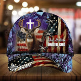 Maxcorners Premium Printed Deer Hunting Personalized 3D Hat