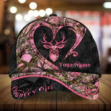 Maxcorners The Unique Deer Country Girl Personalized Hats 3D Multicolored
