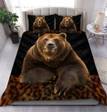 Maxcorners Cool Bear Hunting All Over Printed Bedding Set