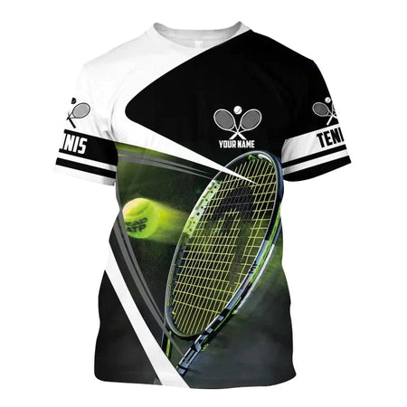 Maxcorners Personalized Name 3D All Over Print Tennis