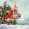 MAXCORNERS COCKAPOO (BLACK) MERRY CHRISTMAS HANGING ORNAMENT