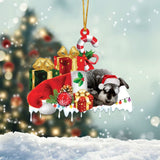 MAXCORNERS COCKER SPANIEL MERRY CHRISTMAS HANGING ORNAMENT