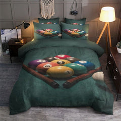 Maxcorners Billiards Bedding Set