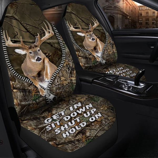 Maxcorners Deer Hunting On Funny Car Seat Covers