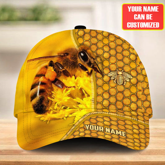Joy Corners Personalized Name Honey Bee Pattern 2