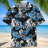 Maxcorner MOUNTAIN BIKE NATURE HAWAIIAN SHIRT