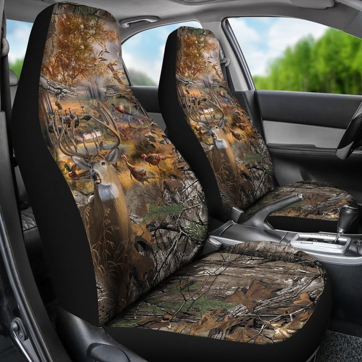 Maxcorners DEER HUNTING Car Seat Covers