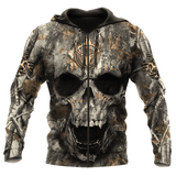 Maxcorners Deer Skull Hunting Custom Name Shirt 3D All Over Printed Clothes