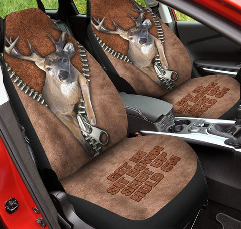 Maxcorners DEER HUNTING Car Seat Covers