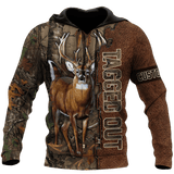 Max Corner PERSONALIZED DEER HUNTING Leather Pattern 2 All Over Printed Shirt Gift For Hunter