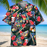 Maxcorners Billiard Tropical Hawaiian Shirt