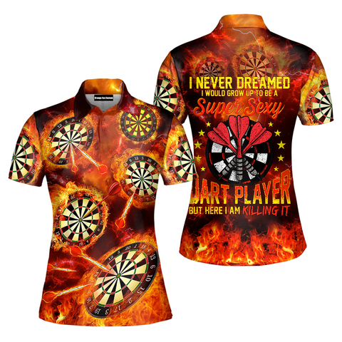 Maxcorners Super Sexy Player Darts Personalized Name 3D Shirt