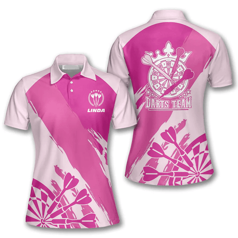 Maxcorners Queen of Darts 3 Personalized Name 3D Shirt