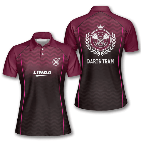 Maxcorners Queens Of Darts 2 Personalized Name And Team Name 3D Shirt