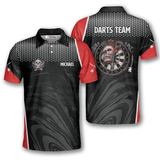 Maxcorners Sports Skull Smoky Darts Personalized Name 3D Shirt