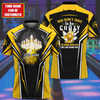 Maxcorners Bowling Crazy Multicolor Option Customized Name 3D Shirt
