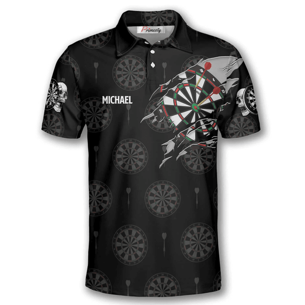 Maxcorners Born To Play Darts Personalized Name And Team Name 3D Shirt