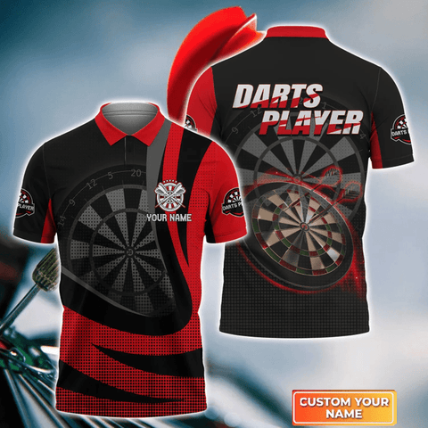 Maxcorners Dartboard Personalized Name 3D Shirt