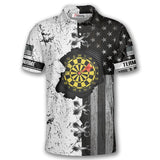Maxcorners In My Heart Retro Flag Darts Personalized Name And Team Name 3D Shirt