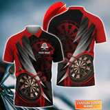 Maxcorners Dartboard Thunder Personalized Name 3D Shirt