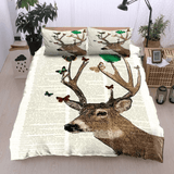 Maxcorners Deer All Over Printed Bedding Set