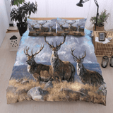 Maxcorners Deer All Over Printed Bedding Set