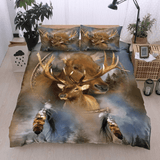 Maxcorners Deer Dreamcatcher All Over Printed Bedding Set