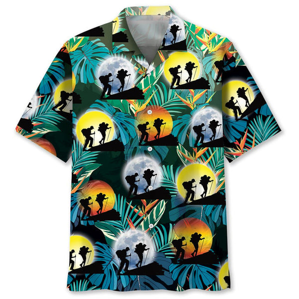 Maxcorner MOUNTAIN CLIMBING HAWAIIAN SHIRT