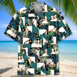 Maxcorner RETRO MOUNTAIN CLIMBING HAWAIIAN SHIRT