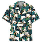 Maxcorner RETRO MOUNTAIN CLIMBING HAWAIIAN SHIRT