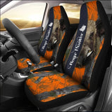 Maxcorners Wild Boar Hunter Car Seat Covers