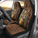 Maxcorners Deer Hunting Hold On Car Seat Covers