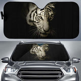 Maxcorners White Tiger Dark Car Sun Shade