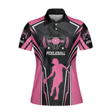 PINK PICKLEBALL POLO SHIRT FOR WOMEN