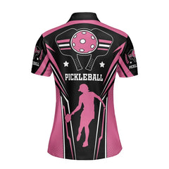PINK PICKLEBALL POLO SHIRT FOR WOMEN