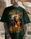Maxcorners Making Memories One Campfire At A Time Bigfoot Cotton Shirt LM2101