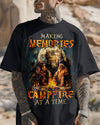 Maxcorners Making Memories One Campfire At A Time Bigfoot Cotton Shirt LM2101