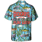 Maxcorners Fishing Is Like Boobs Hawaiian Shirt