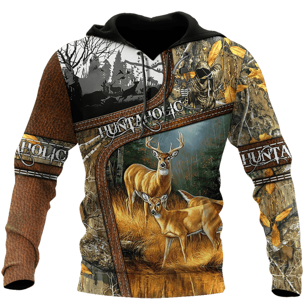 Max Corner Huntaholic Hoodie 3D All Over Printed Shirts Gift For Hunter