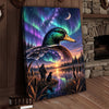 Maxcorners Moose Hunting Fiery Sunset Wilderness Personalized Canvas Wall Art
