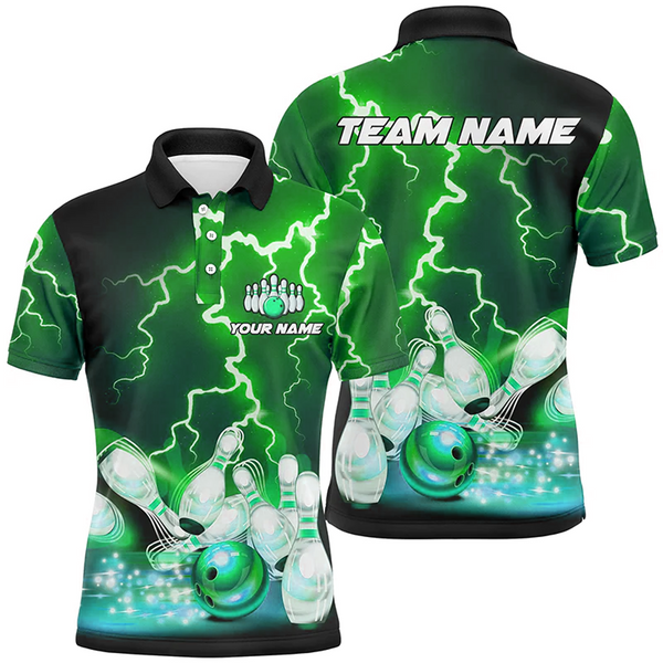 Maxcorners Lightning Thunder Bowling Team Jersey Multicolor Option Customized Name 3D Shirt